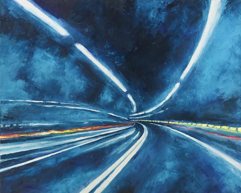 Driving-at-night-10-30_x24_-oil-on-canvas