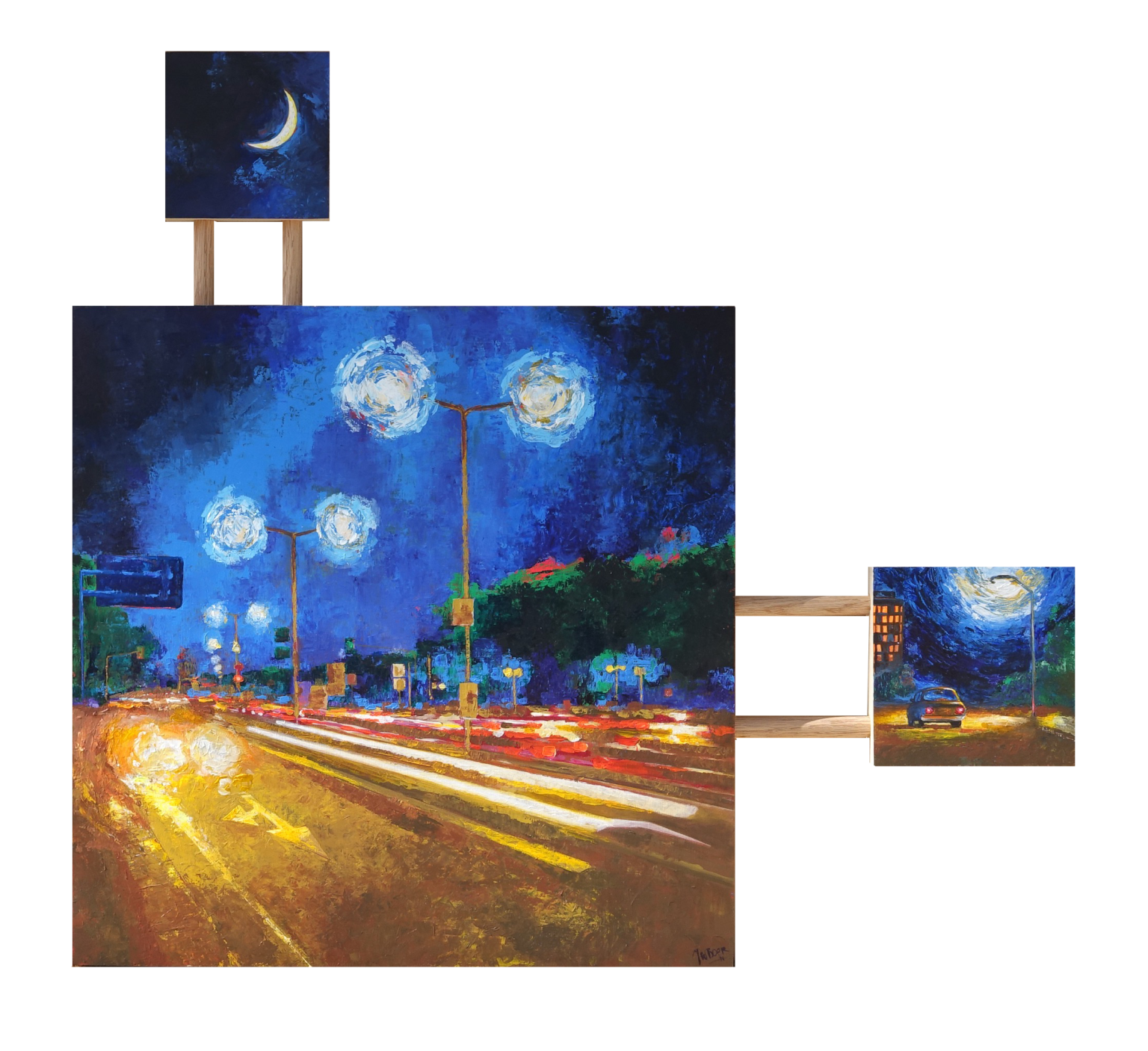 Driving Through The City Jan Willem Boer