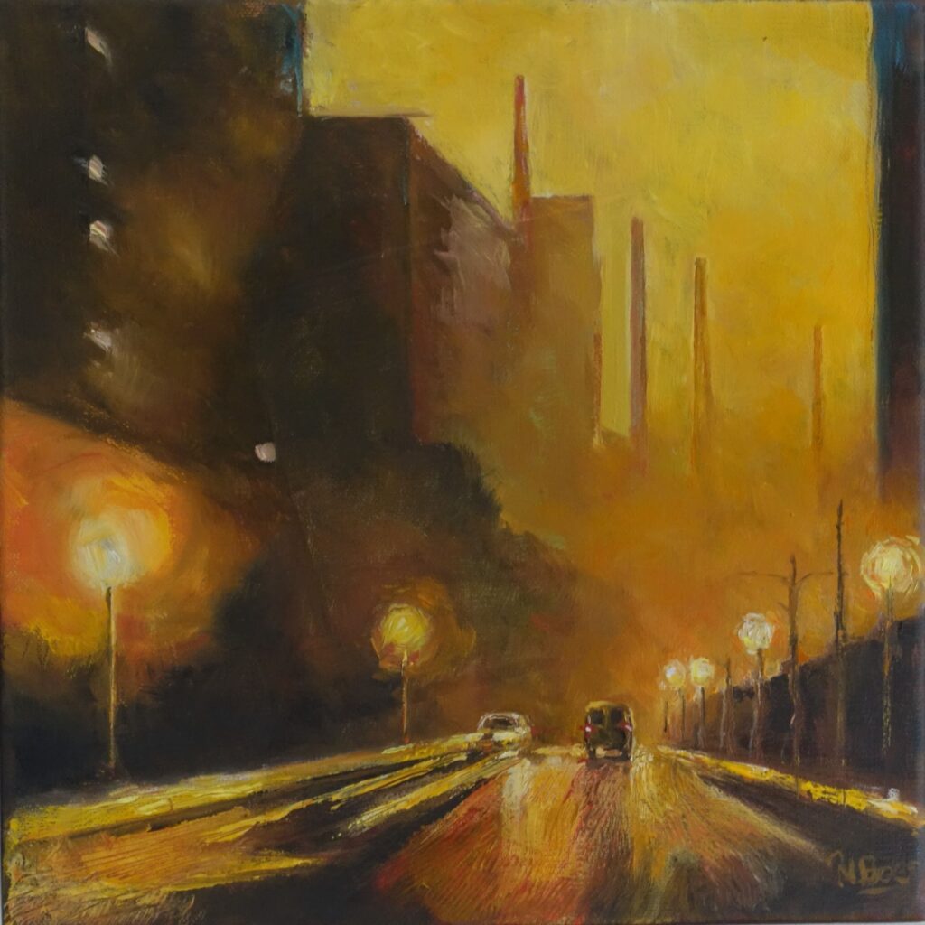 going-to-work#2-12_x12_ oil-on-gallery-canvas